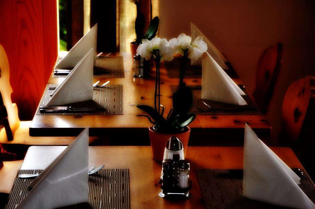 Hotel Aurora 阿尔代兹 餐厅 照片